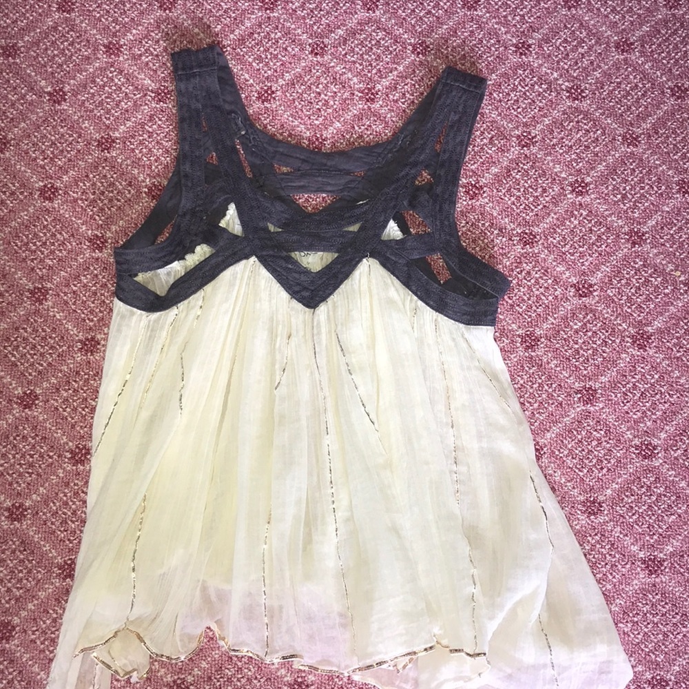 Free People Embellished Tank Top